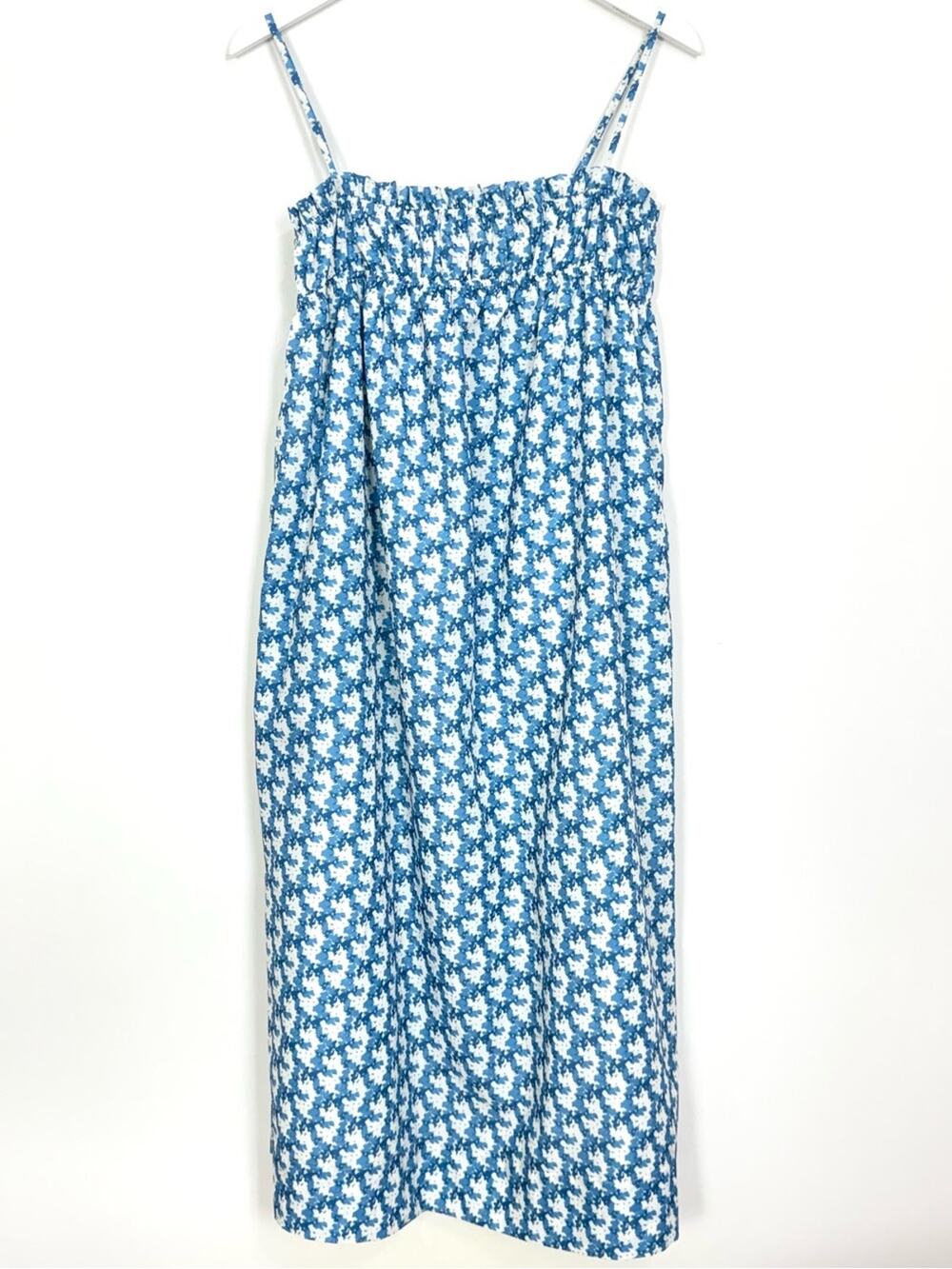 Moodie Blue Floral Maxi Dress